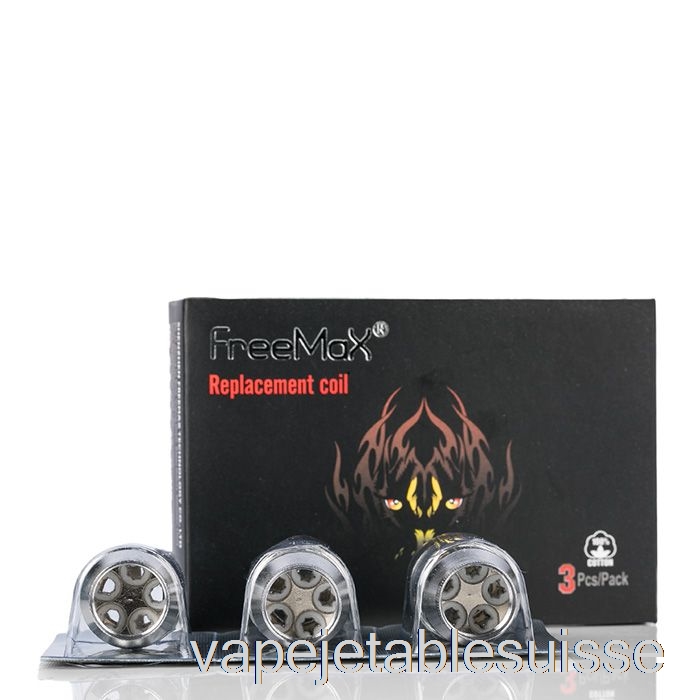 Vape Suisse Freemax Fireluke Mesh Pro Bobines De Remplacement Bobines Duodénaires Firelock 0,15ohm